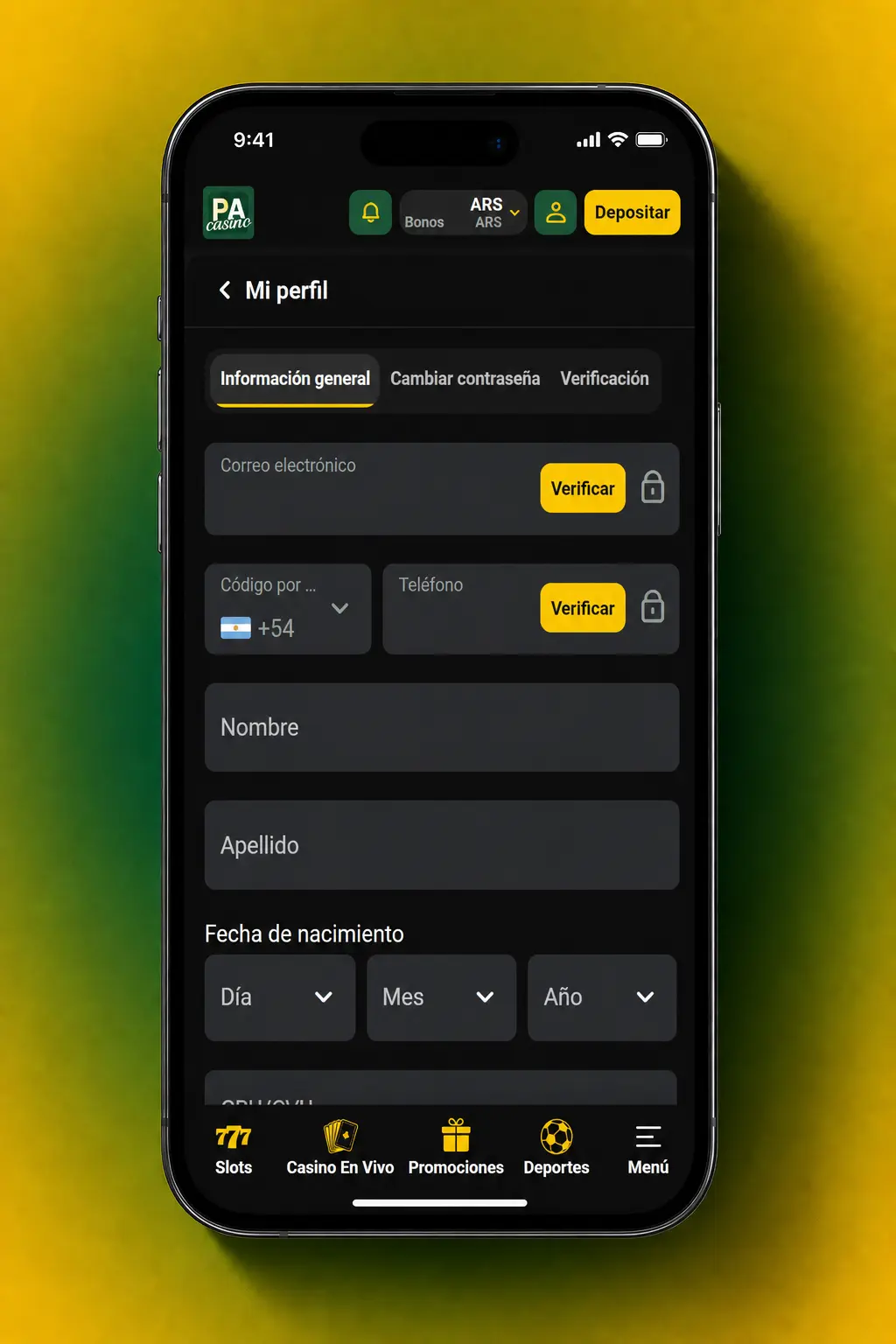 Pasos para verificar tu cuenta en Pampas: subí tu DNI, comprobante de domicilio y confirmá tu medio de pago.