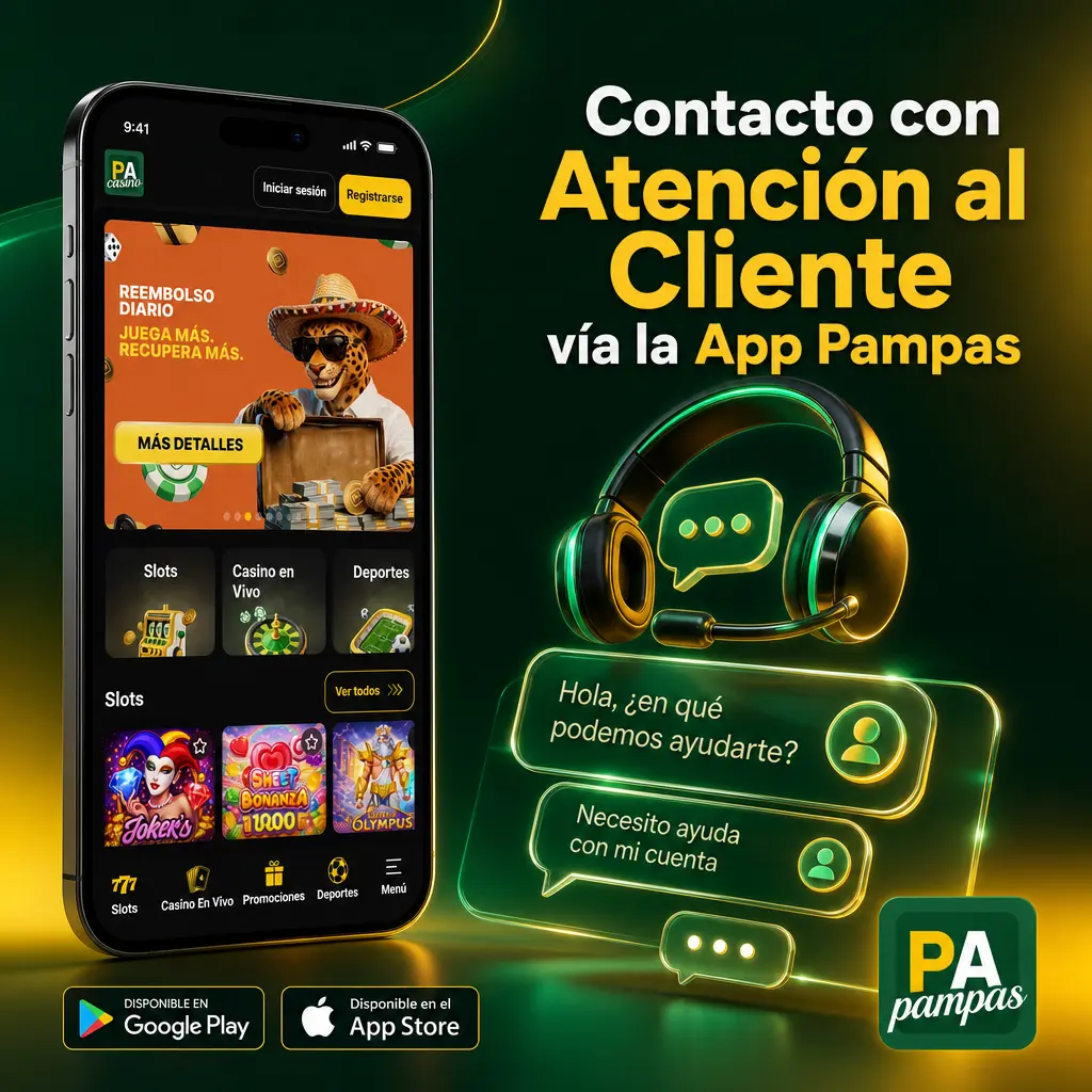 Atención al cliente de Pampas App: chat en vivo, correo, WhatsApp y FAQ disponibles las 24 horas