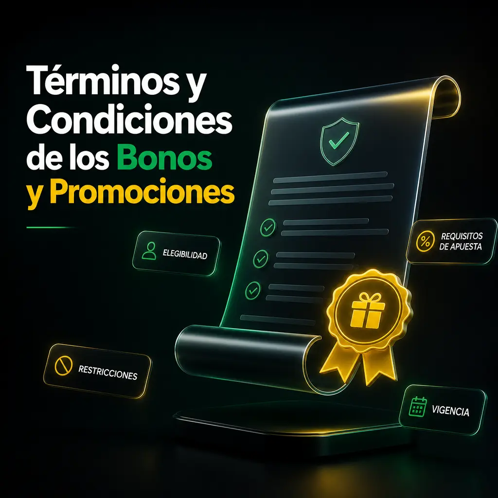 Términos y condiciones de bonos y promociones de Pampas: reglas de rollover, plazos y requisitos vigentes en 2026.